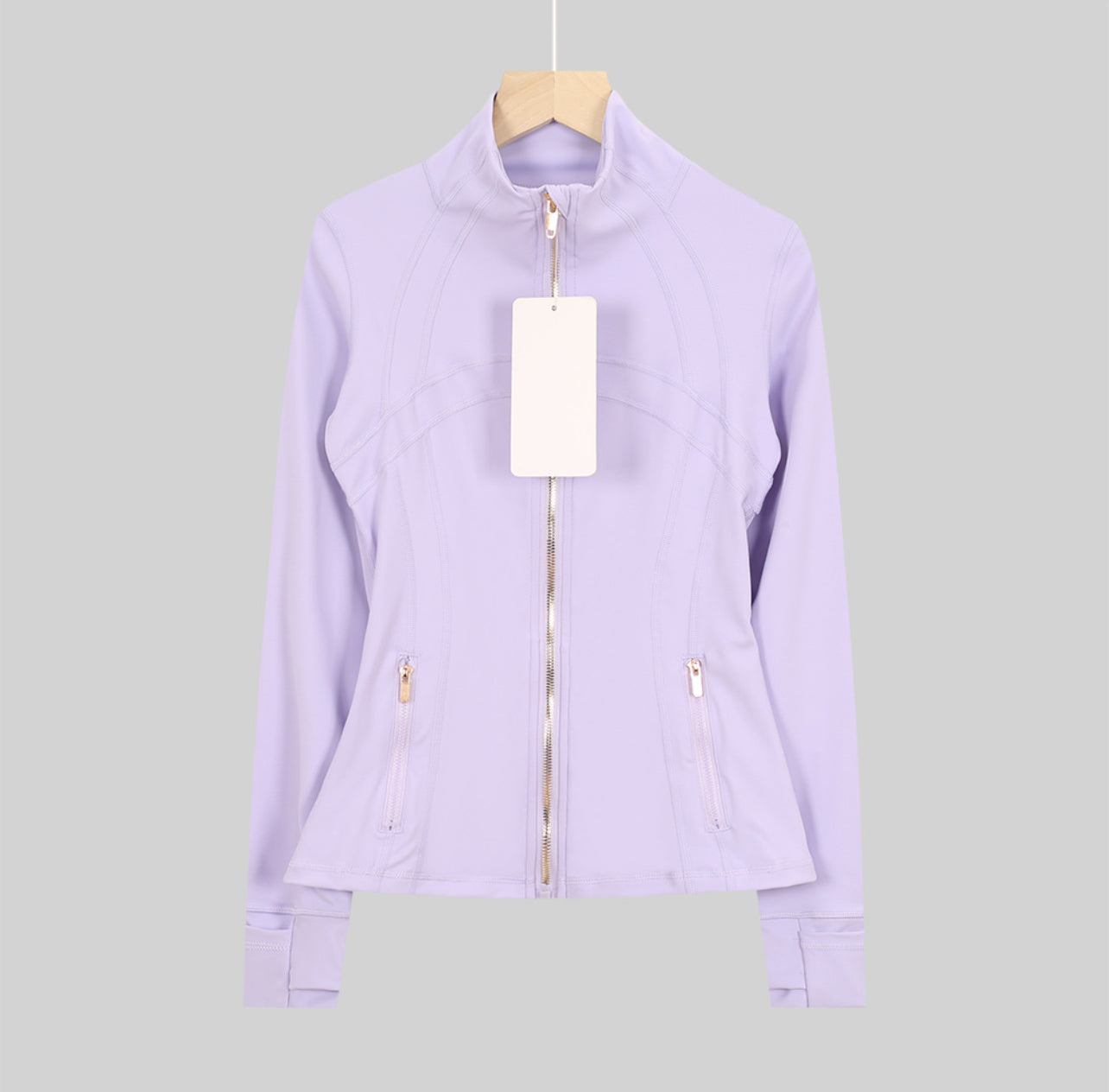 PRE ORDER Lilac Jacket Gold Zip