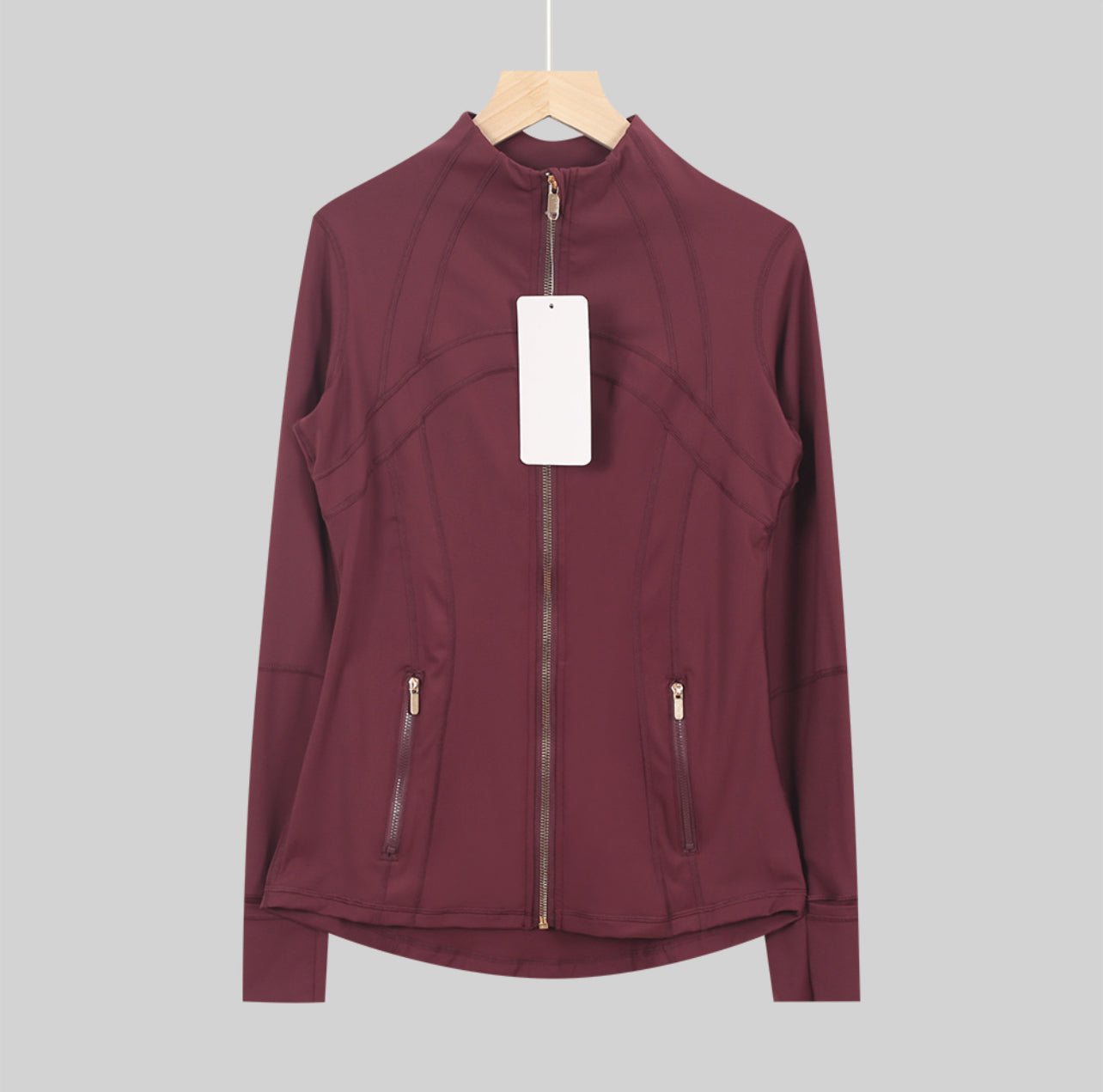 PRE ORDER Dark Red Gold Zip